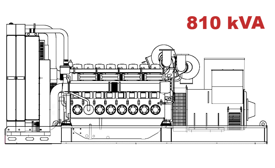Diesel generator VISA Powerfull U, CUMMINS, C 810 U - 810 kVA, 648 kW