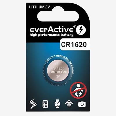 Батерия 3V everActive CR1620, литиева