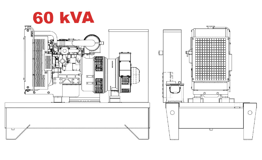 Diesel generator VISA POWERFULL B, Iveco, F 60 B - 60 kVA, 48 kW