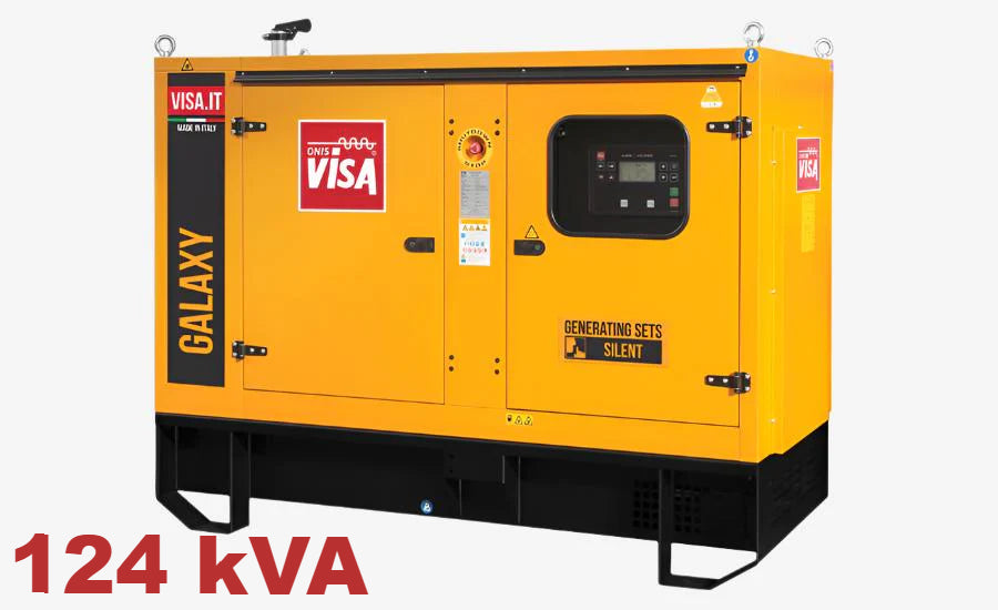 Diesel generator VISA Galaxy GX, IVECO, F 120 GX - 124 kVA, 99.2 kW