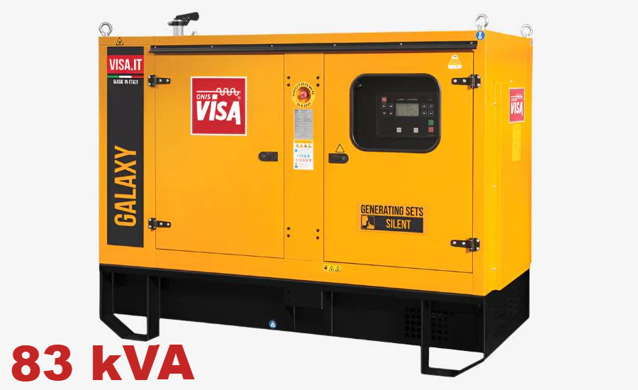 Diesel generator VISA Galaxy GX, IVECO, F 80 GX - 83 kVA, 66.4 kW