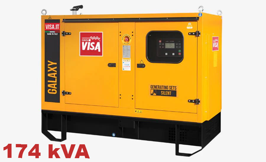 Diesel generator VISA Galaxy GX, IVECO, F 170 GX - 174 kVA, 139.2 kW