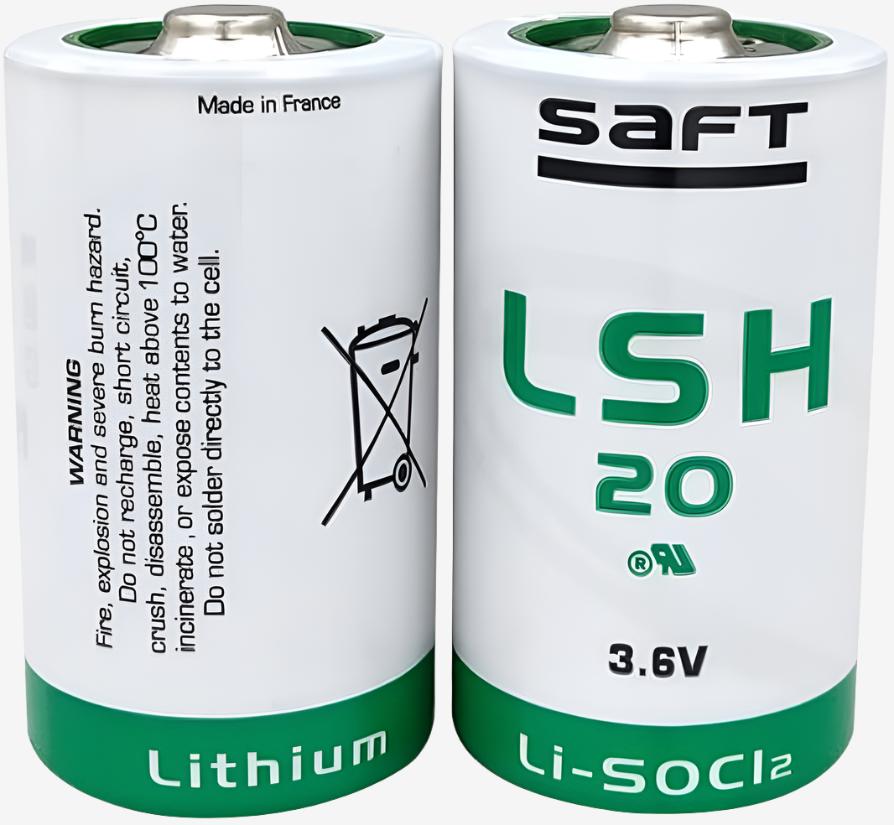Battery Saft LSH 20 R20/D Spiral, 3.6V 13 Ah, Li-SOCl2 size D
