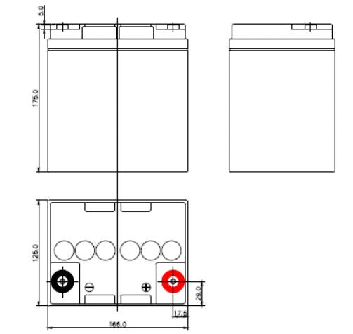 AGM battery 12V 28Ah, MWL 28-12