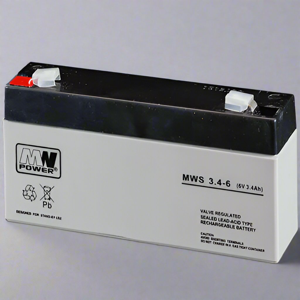 AGM battery 6V 3.4Ah, MWS 3.4-6 - Eurogroup 33