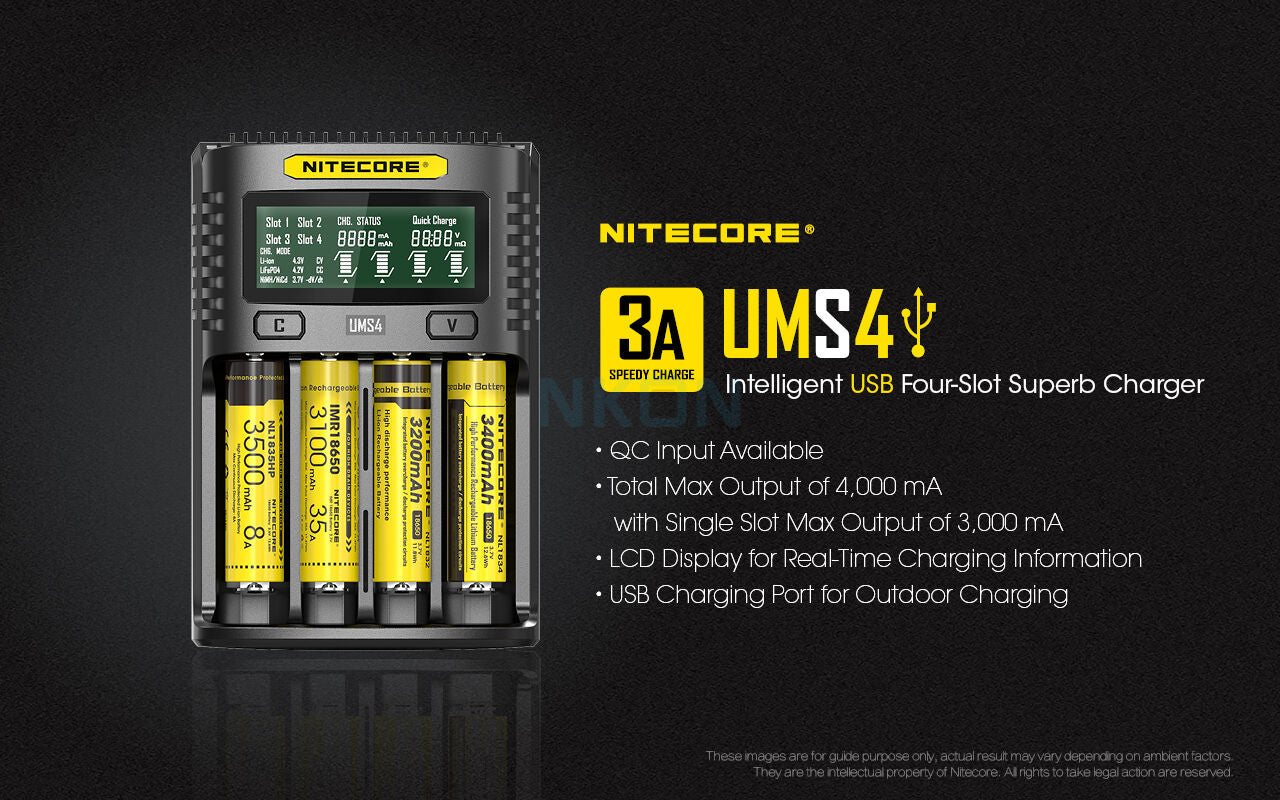 Зарядно Nitecore UMS4 USB