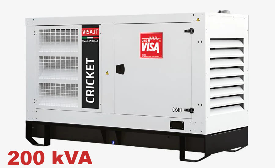 Diesel generator VISA CRICKET, IVECO, F 201 CK - 200 kVA, 160 kW