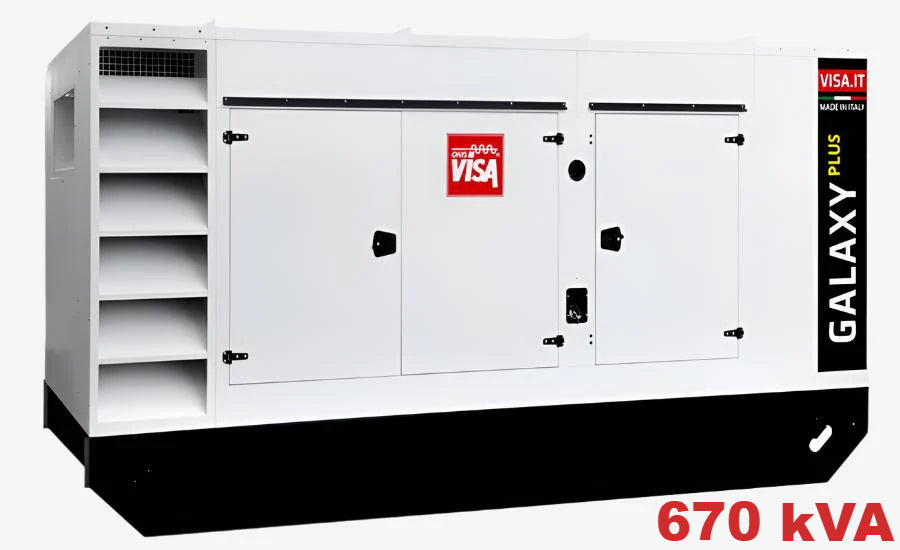 Diesel generator VISA Galaxy GX PLUS, PERKINS, P 650 GX - 670 kVA, 536 kW