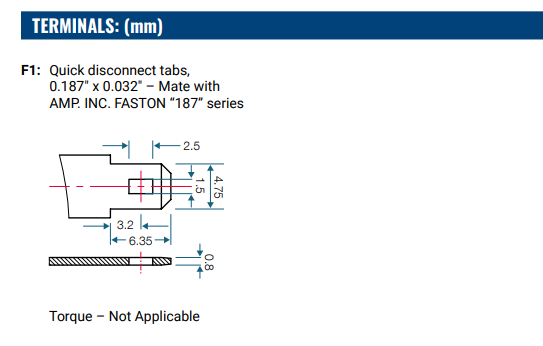 12V 1.2Ah, PS-1212VdS F1 AGM battery