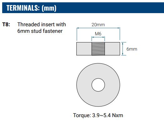AGM battery 6V 210Ah, PS-62000