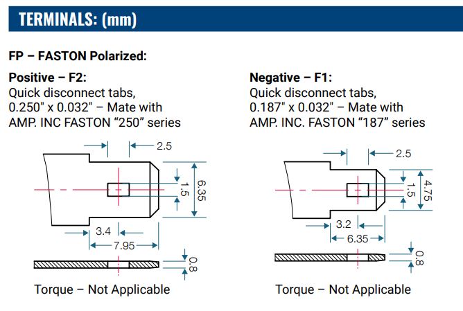 AGM battery 6V 6.5Ah, PS-665