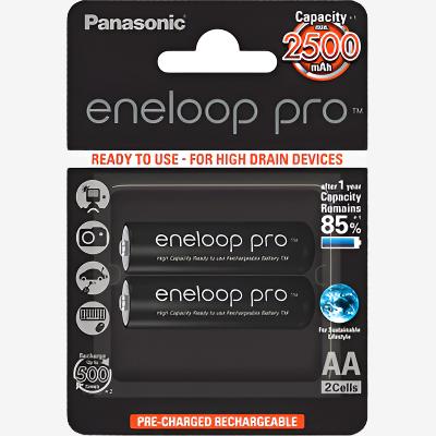 Батерия 1.2V Panasonic Eneloop Pro AA R6 NiMh 2500mAh x 2 бр.