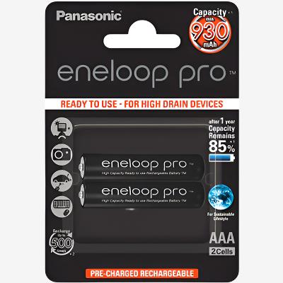 Батерия 1.2V Panasonic Eneloop Pro AAA R03 NiMh 930mAh x 2 бр.
