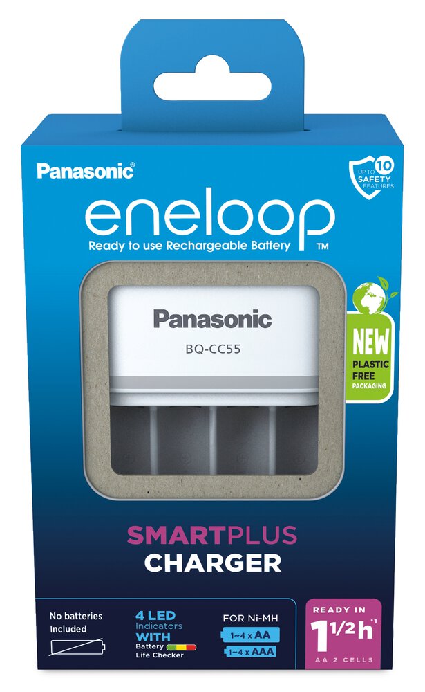 Зарядно устройство Panasonic BQ-CC55 Smart charger