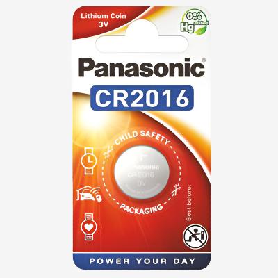 Батерия 3V Panasonic CR2016, LiMnO2 - блистер 1 бр.