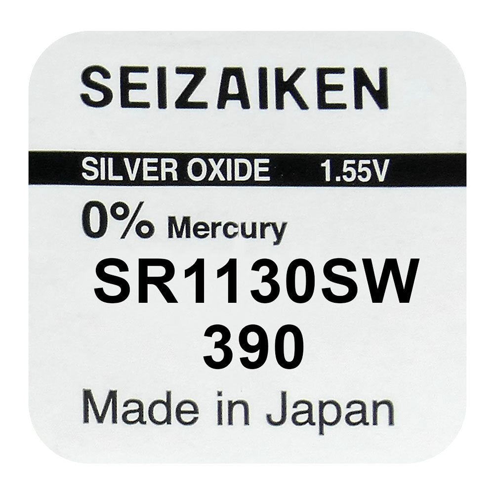 Батерия 1.5V Seiko SR1130SW/AG10, сребро