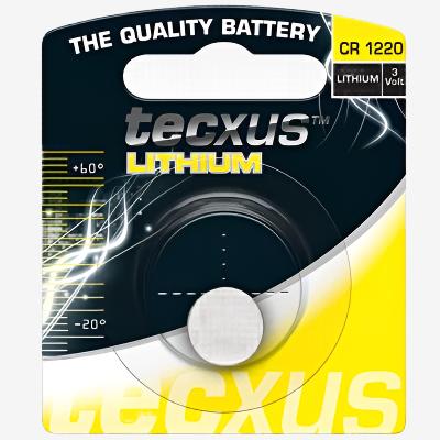 Батерия 3V Tecxus CR1220, литиева
