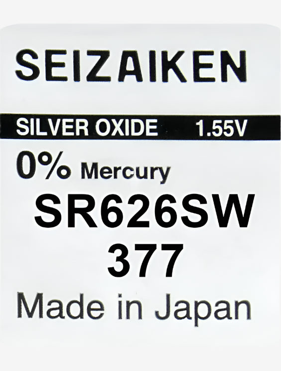 Батерия 1.5V Seiko SR626SW/AG4, сребро