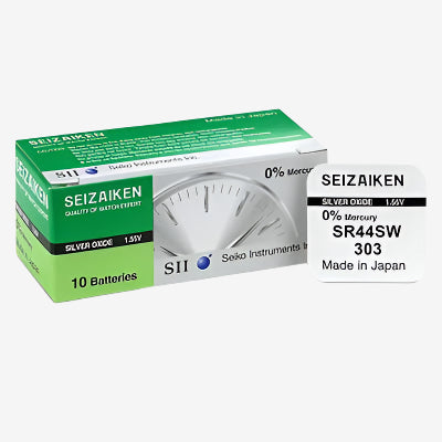 Батерия 1.5V Seiko SR44SW/AG13, сребро