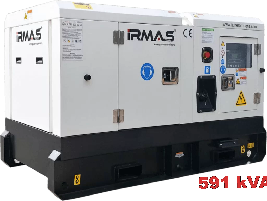 Diesel generator Irmas, Volvo, GNS 650 V - 591 kVA, 473 kW