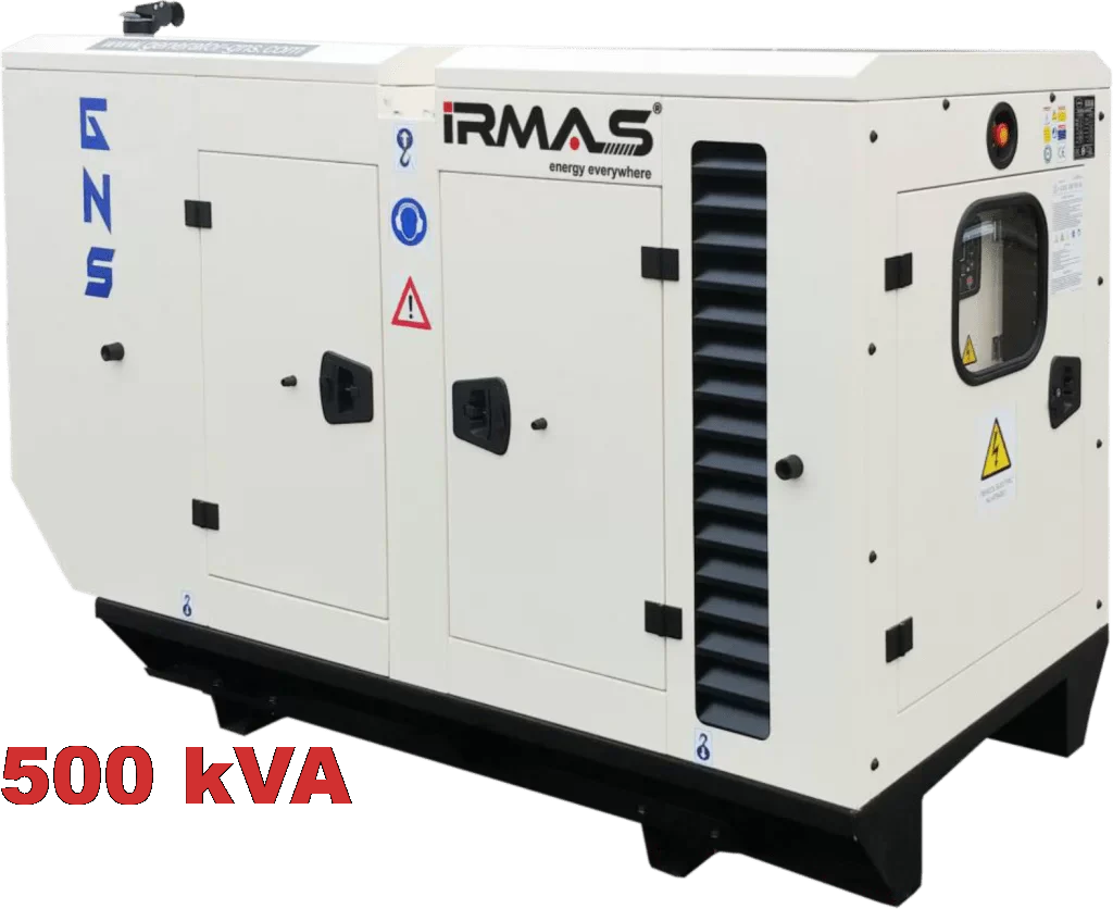 Diesel generator Irmas, Volvo, GNS 550 V - 500 kVA, 400 kW