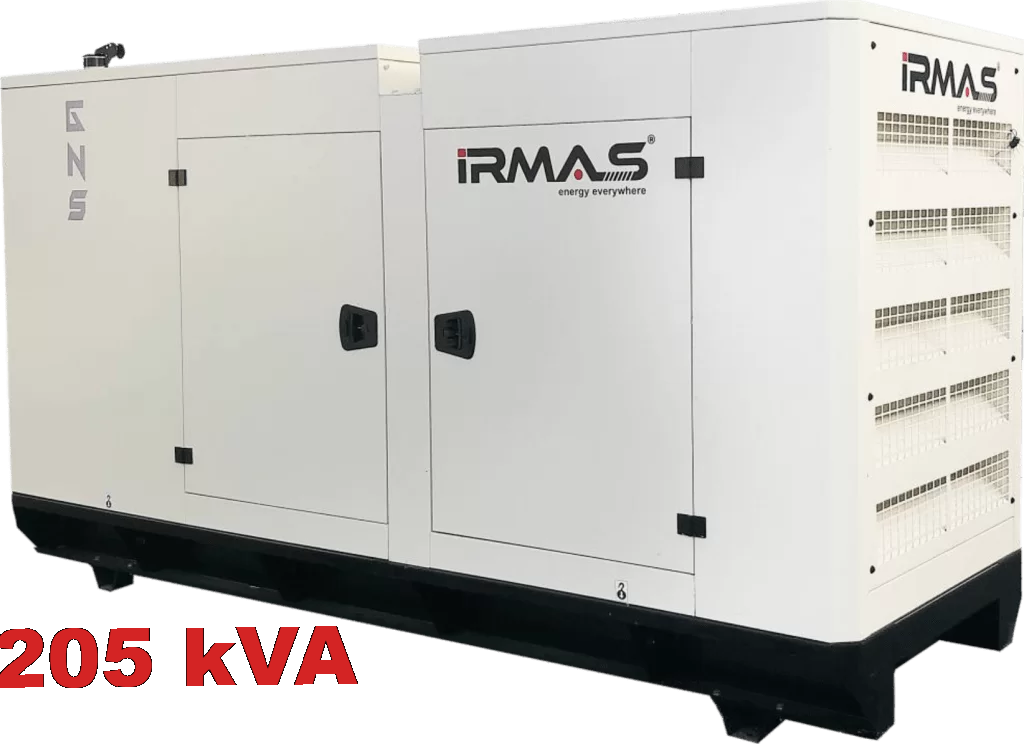 Diesel generator Irmas, Volvo, GNS 225 V - 205 kVA, 164 kW