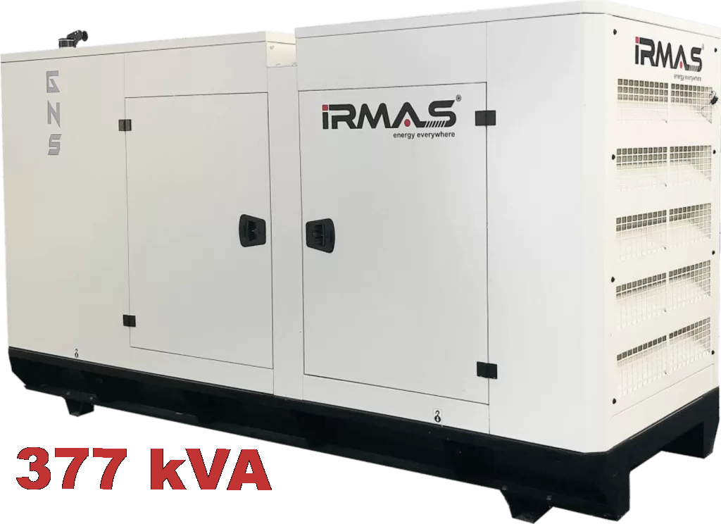 Diesel generator Irmas, Volvo, GNS 415 V - 377 kVA, 302 kW