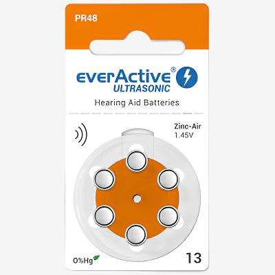 Батерия 1.45V, everActive Ultrasonic, A13/PR48