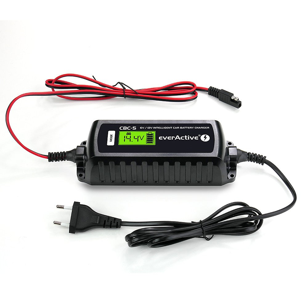 Зарядно устройство EverActive CBC-5, 6V/12V
