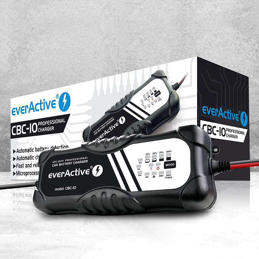Зарядно EverActive CBC-10 Professional 12V 24V